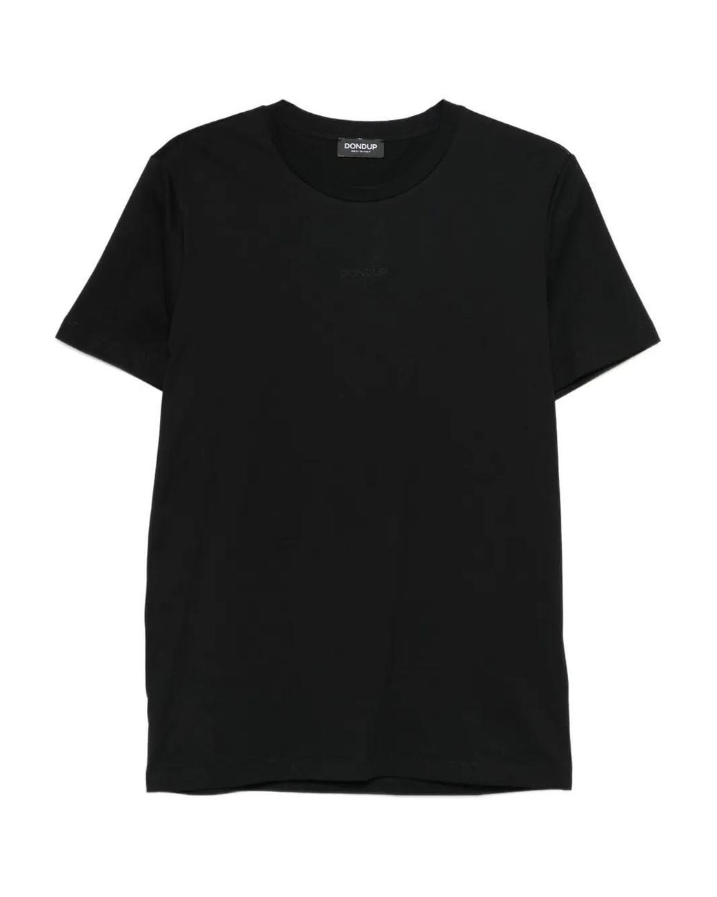 Dondup Black Logo-Print T-Shirt for men