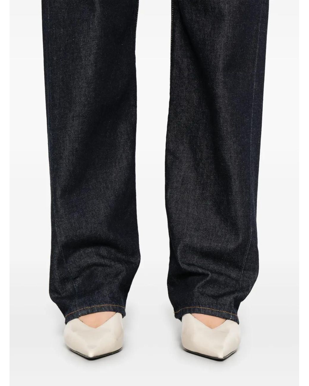 Totême Blue Twisted-Seam Jeans