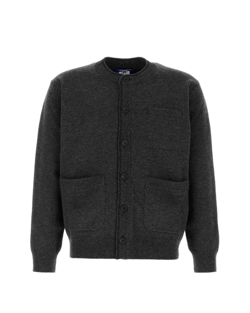 Junya Watanabe Black Wool Cardigan for men