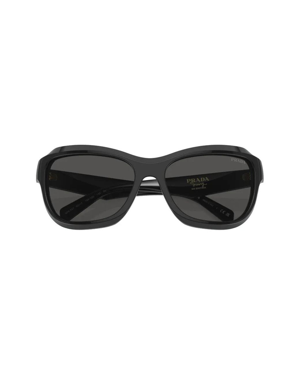 Prada Black Pr A27S Oversize-Frame Sunglasses