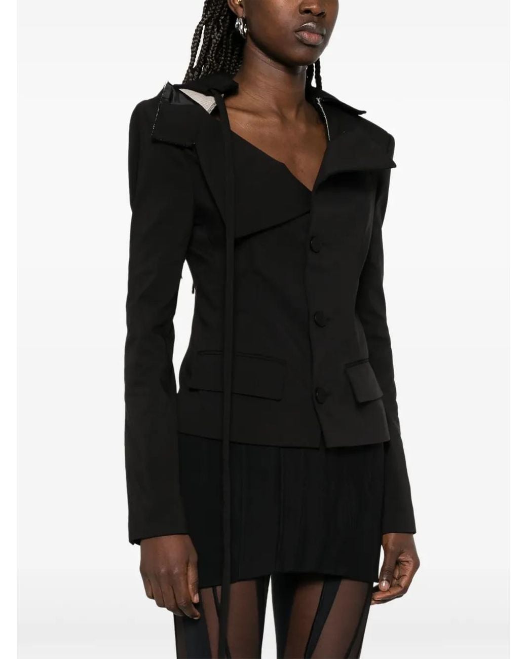 OTTOLINGER Black Deconstructed Blazer