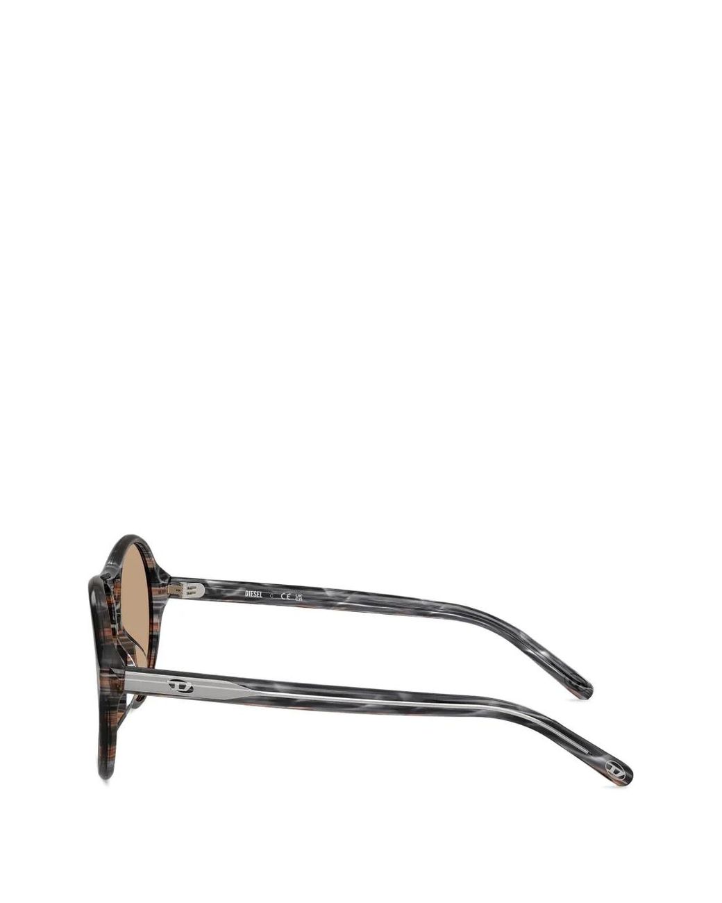 DIESEL Gray Lunettes De Soleil Pilot
