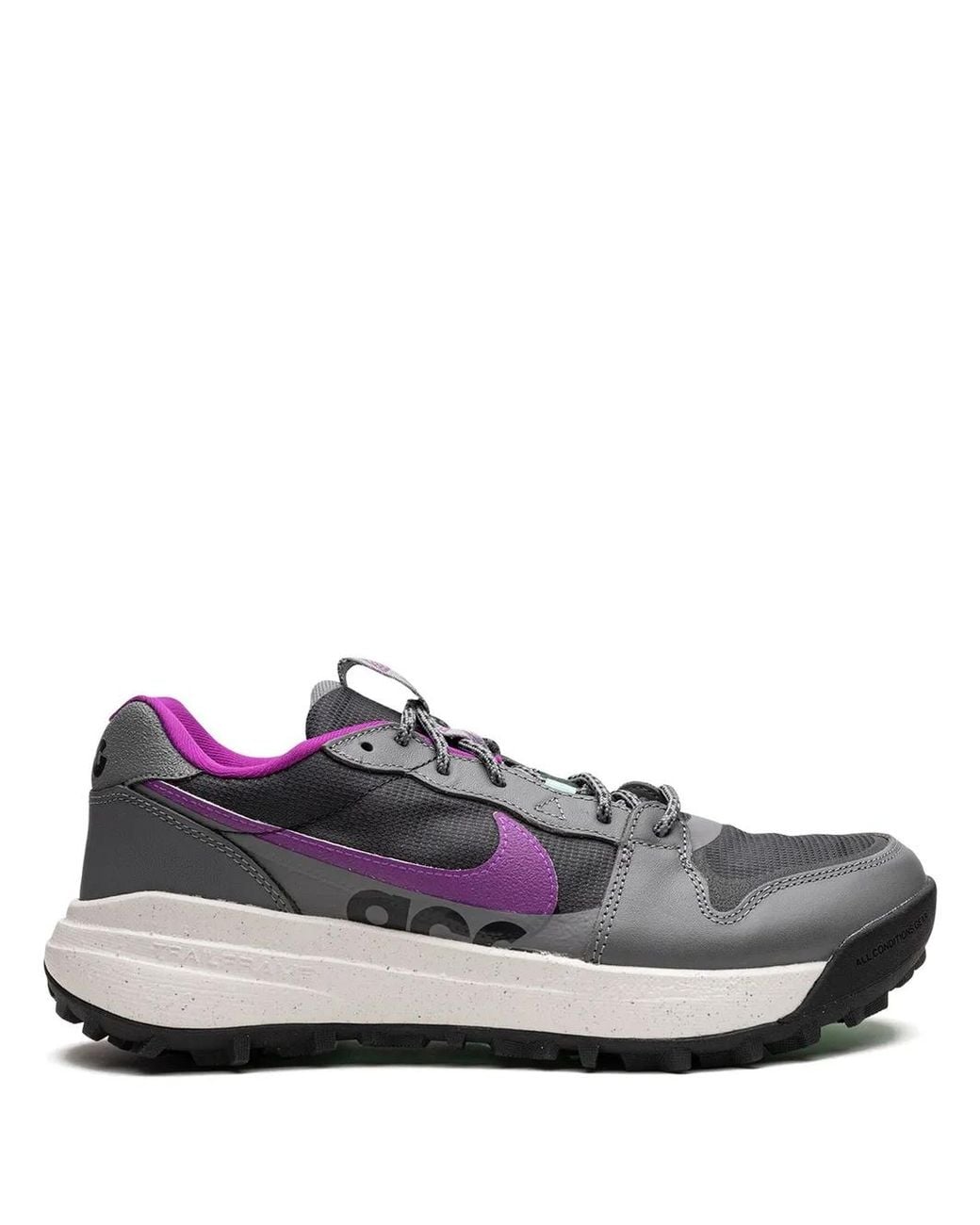 Nike Gray Acg Lowcate Low-Top Sneakers