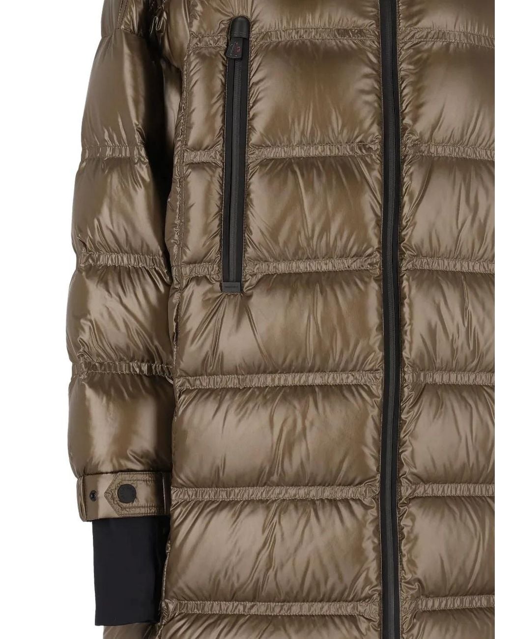 Moncler Brown Rochelairs Hooded Padded Coat