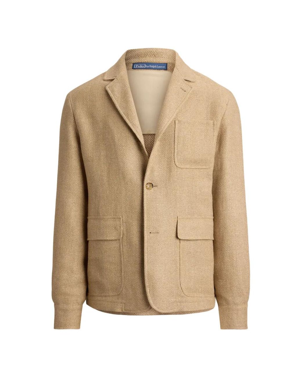 Polo Ralph Lauren Natural Notch-Lapel Patch-Pocket Jacket for men