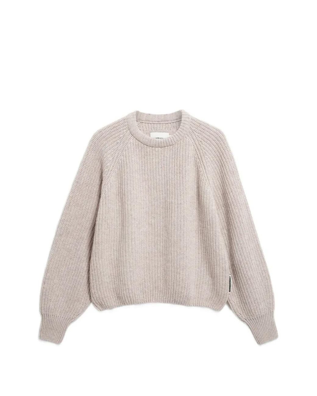 ARMEDANGELS Natural Rib-Knit Raglan-Sleeve Sweater