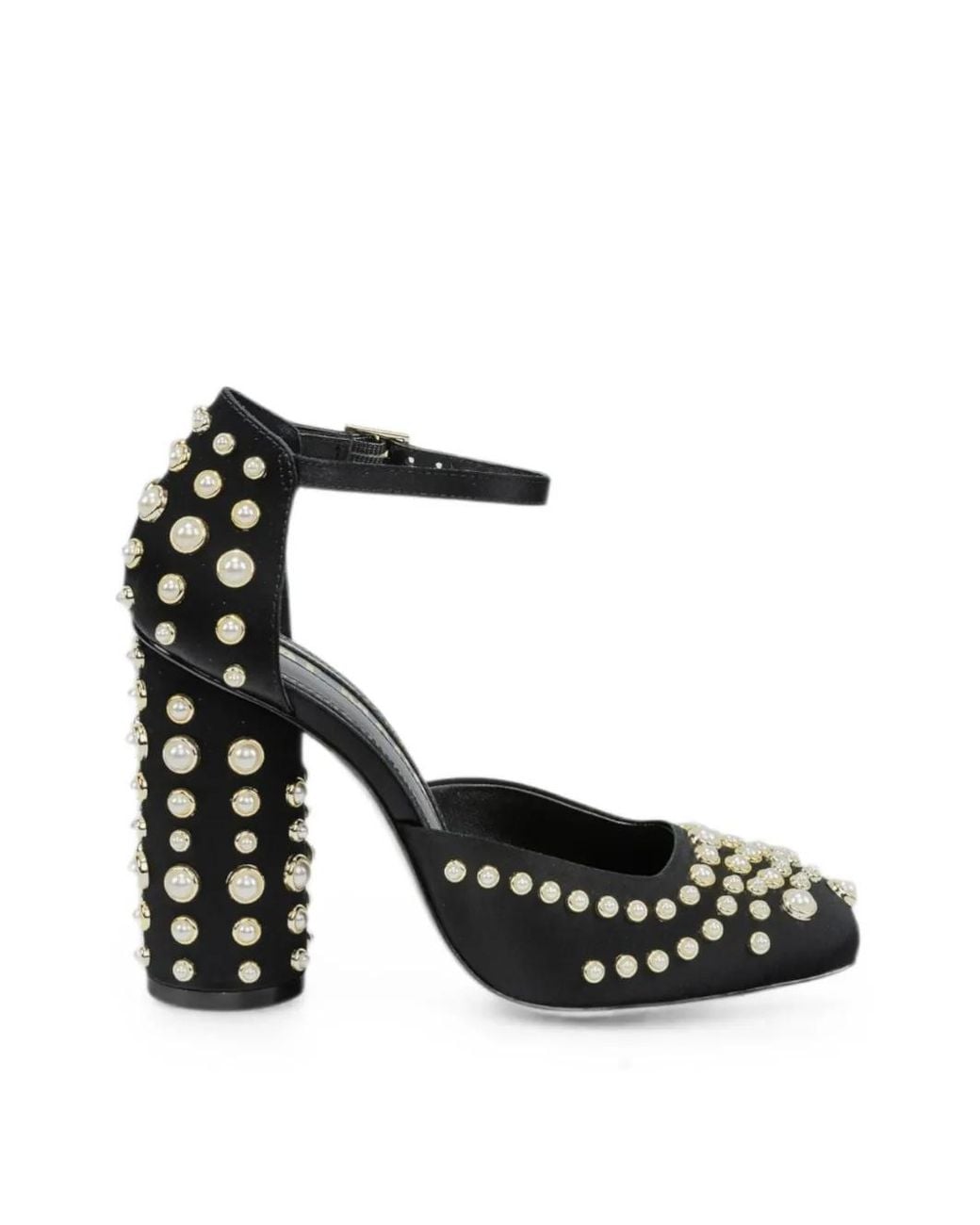 Kat Maconie Black Pearl-Embellishment Pumps