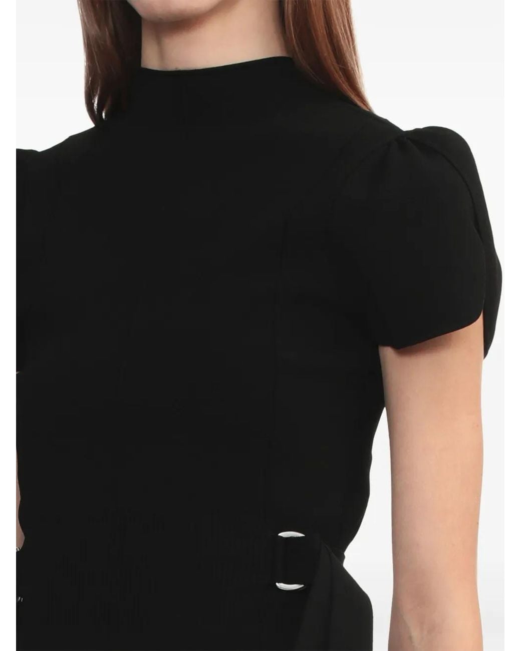 3.1 Phillip Lim Black Mock-Neck Top