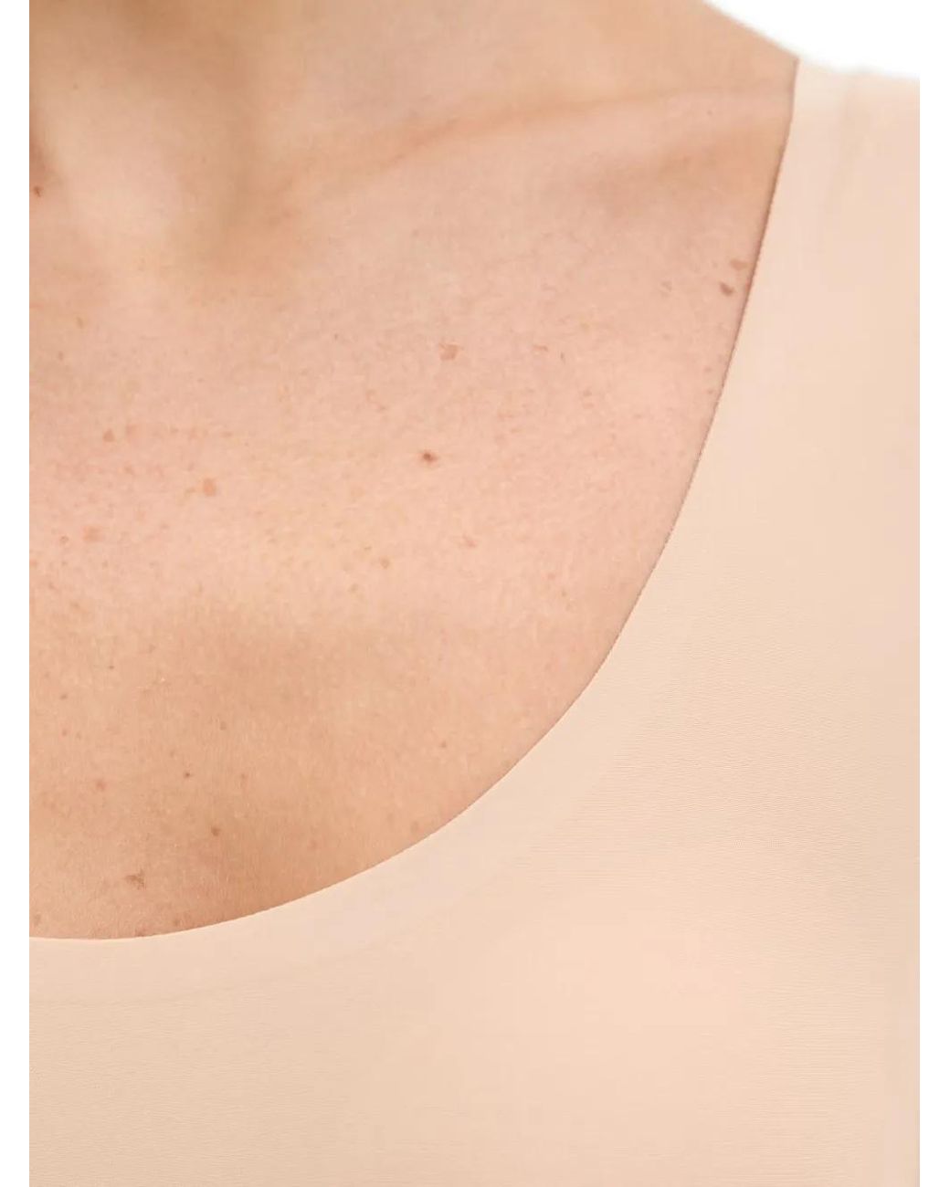 Chantelle Blue Seamless Scoop-Neck Vest
