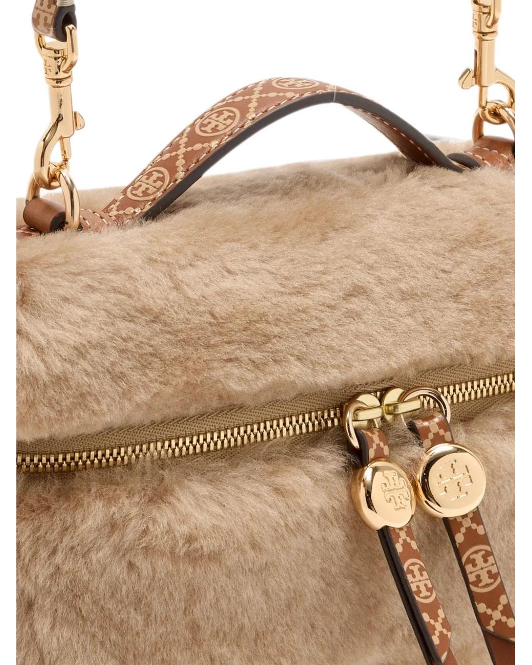 Borsa A Mano Romy di Tory Burch in Natural