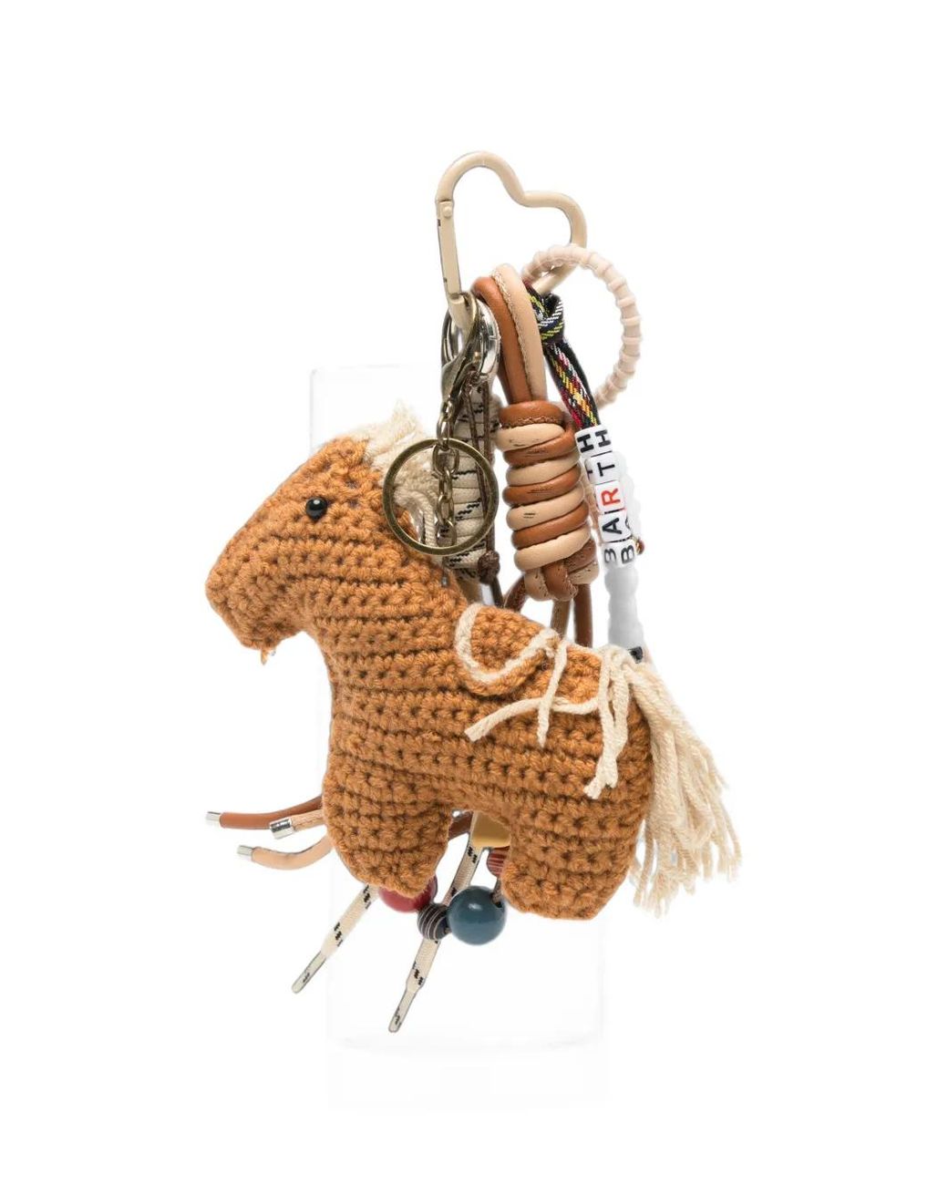 Mc2 Saint Barth Metallic Horse 1910 Crochet Keyring