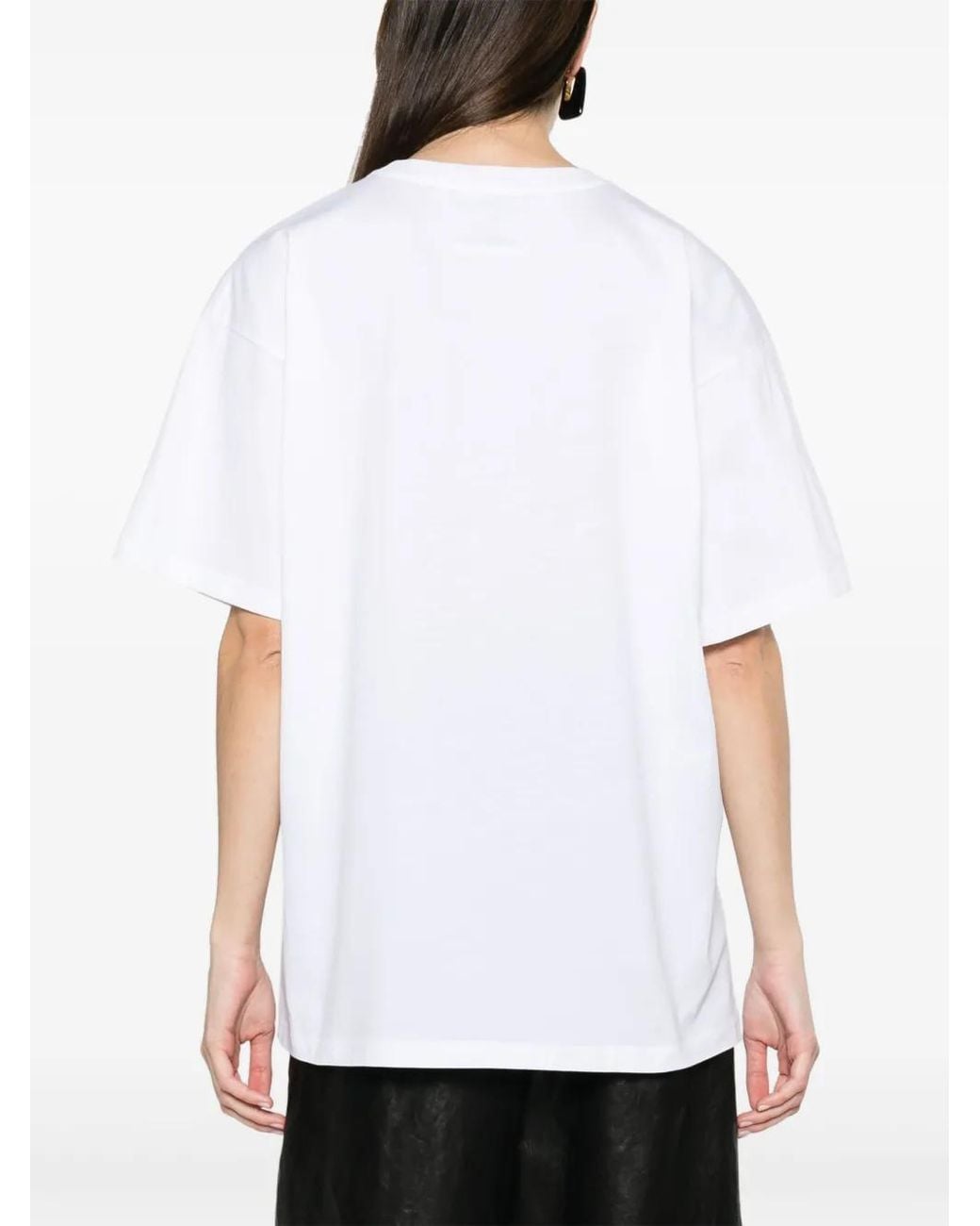 Moschino White T-Shirt With Teddy Bear Print