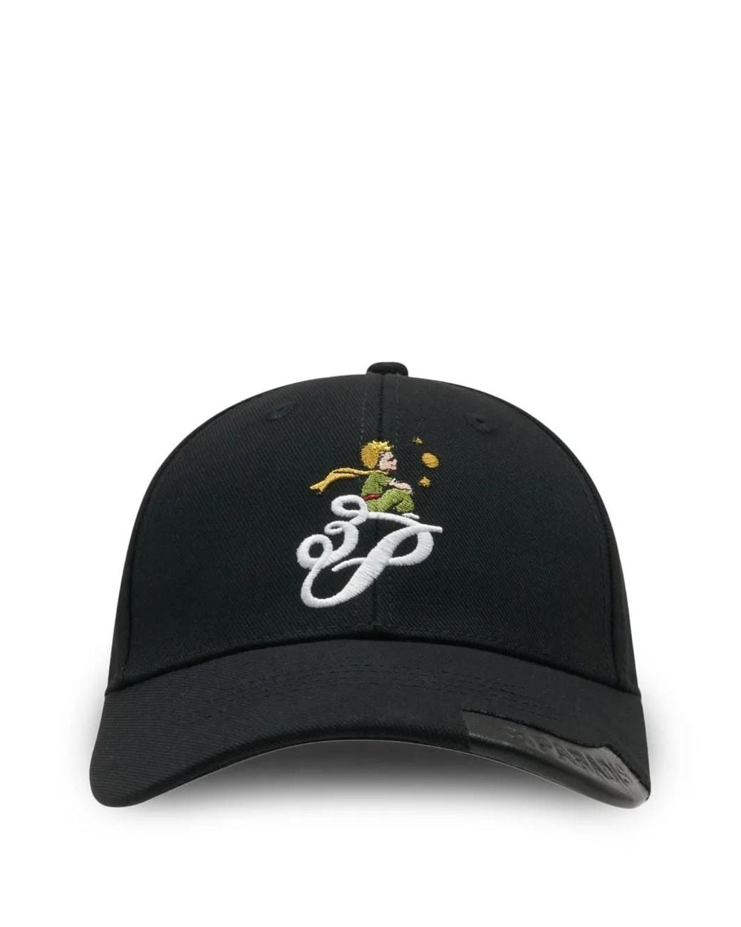 3.PARADIS Black Logo-Embroidered Baseball Cap