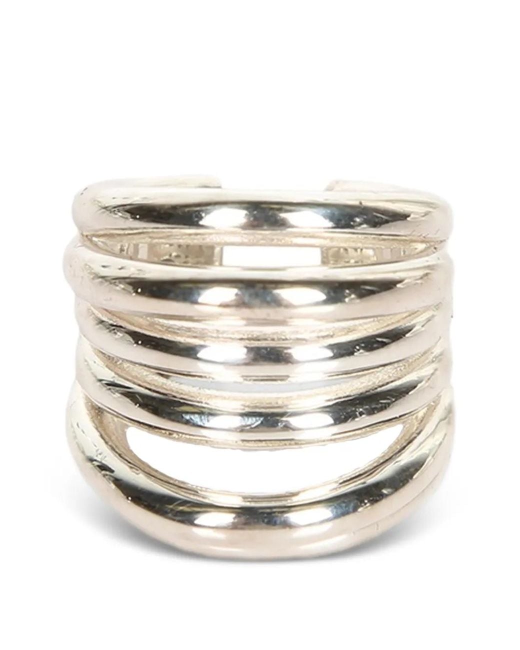 FEDERICA TOSI Metallic Multi-Band Ring