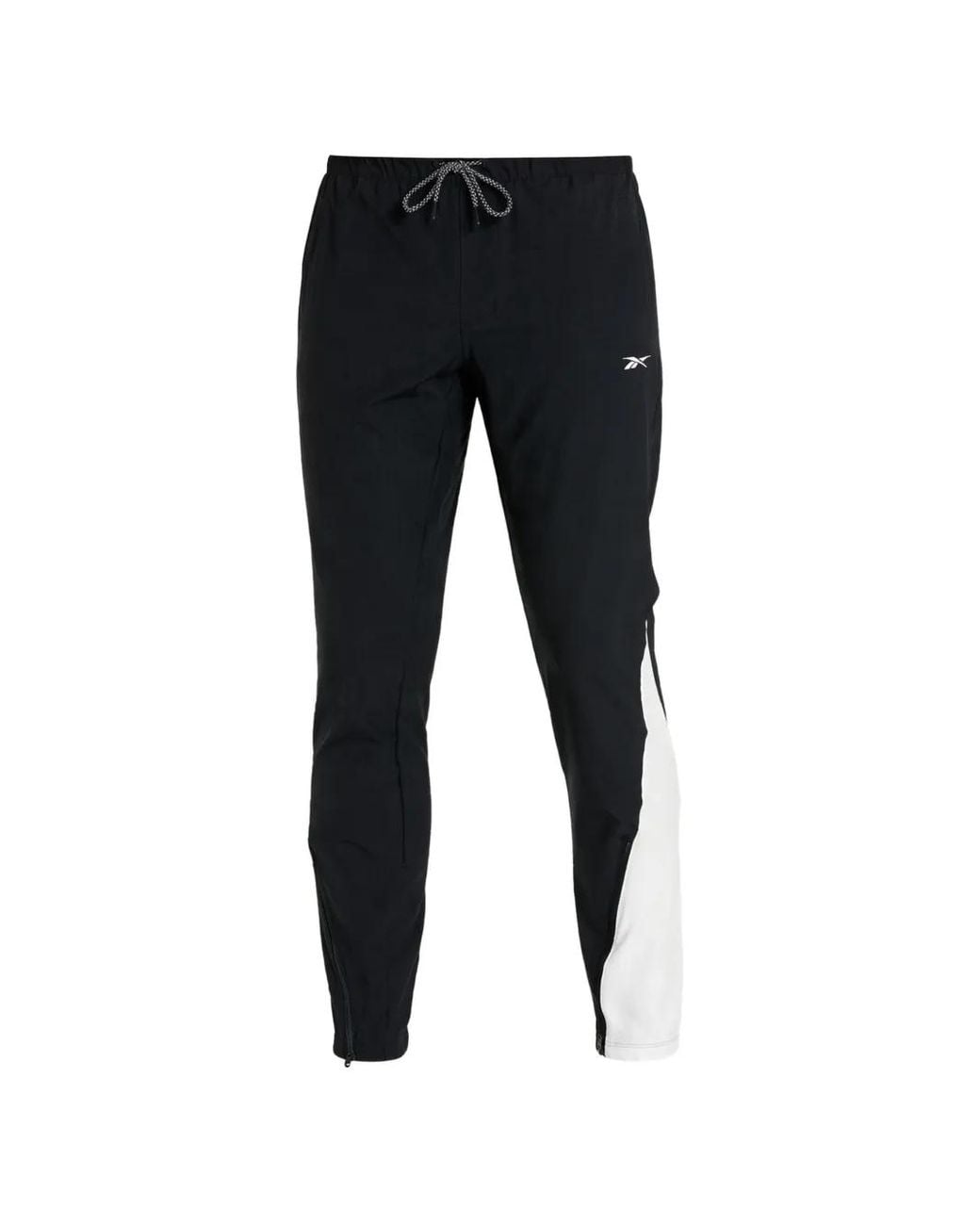 Reebok Black Logo-Detail Track Pants for men