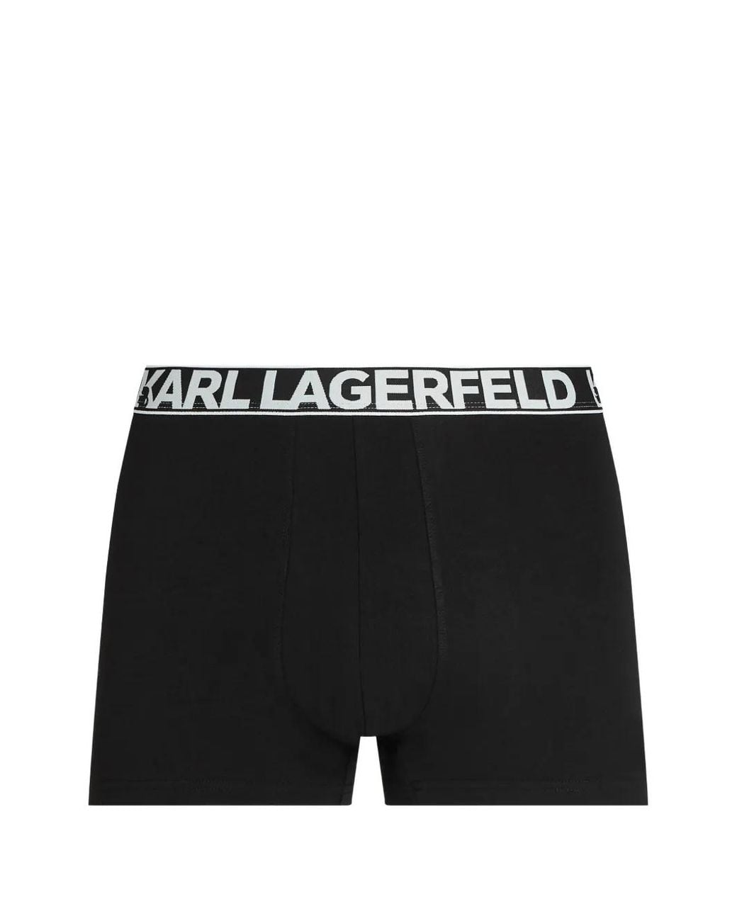 Karl Lagerfeld Black Lot De Cinq Boxers À Logo for men