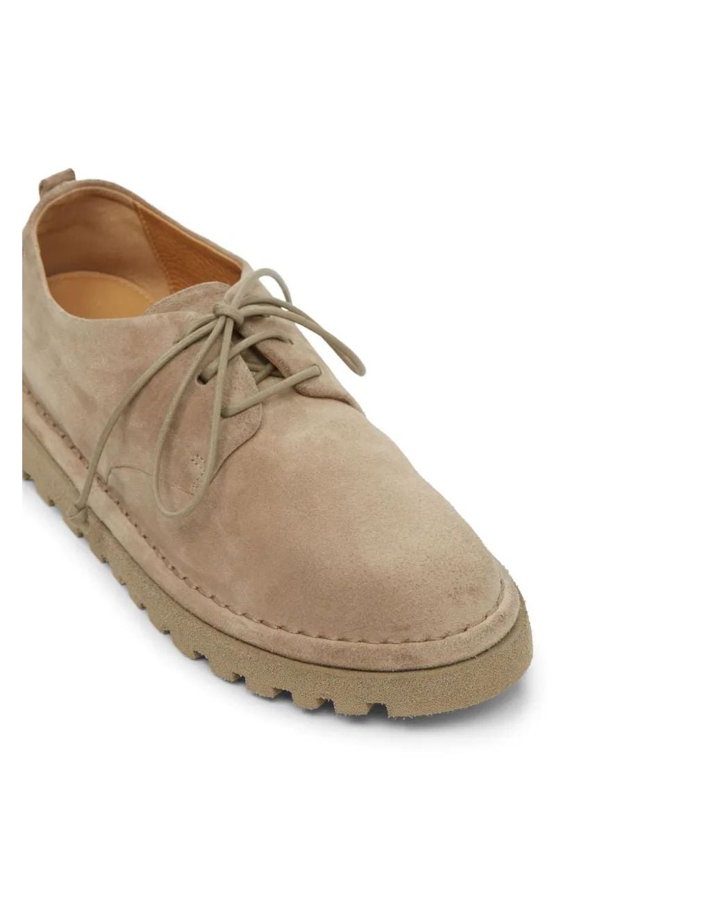 Marsèll Brown Sancrispa Alta Suede Derby Shoes