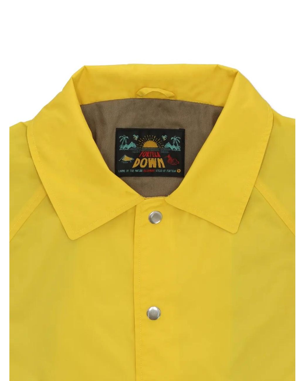 Fortela Jack Met Drukknopen in het Yellow voor heren