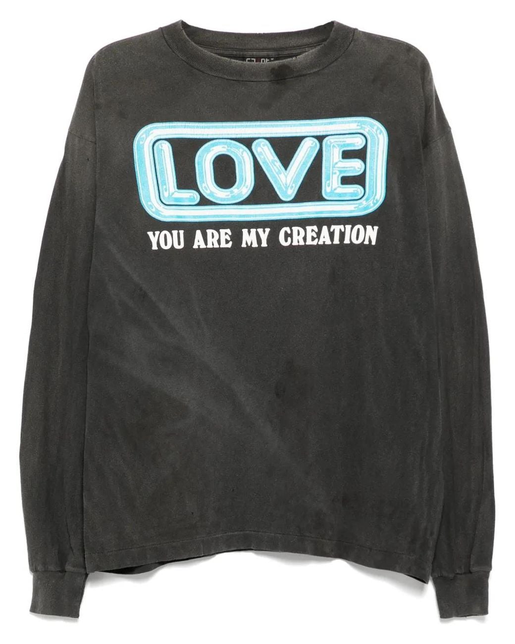 SAINT Mxxxxxx Gray Long-Sleeves T-Shirt for men
