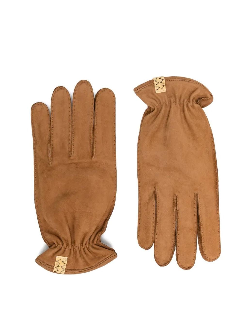 Visvim Brown Leather Gloves