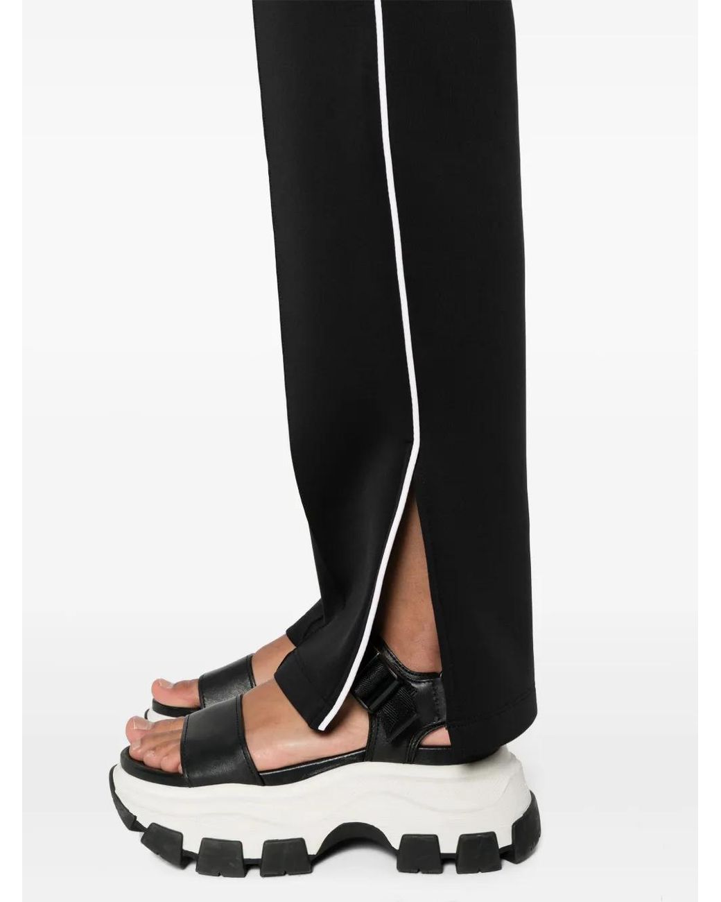 Moncler Black Appliqué-Logo Track Pants