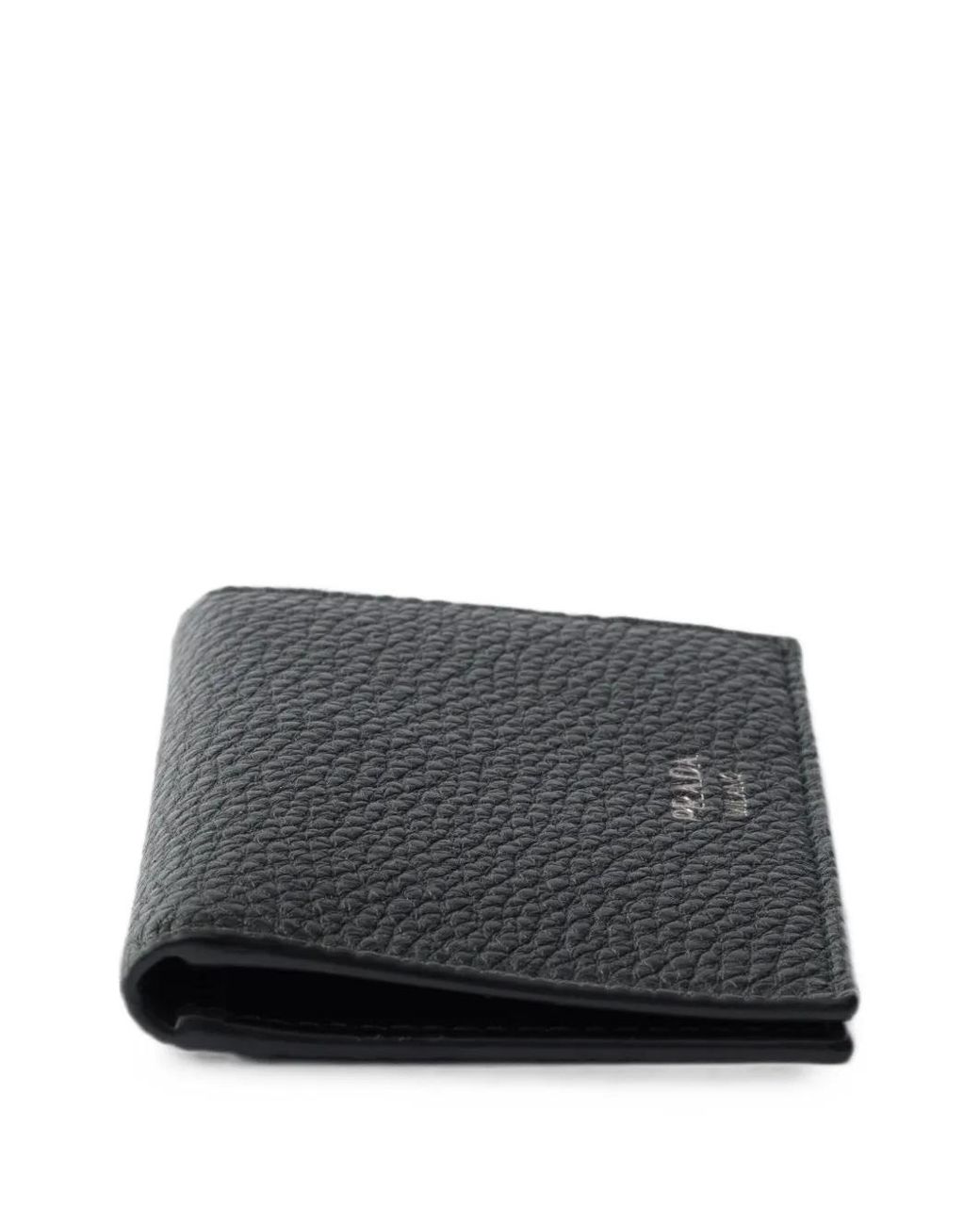 Prada Black Leather Card Holder for men