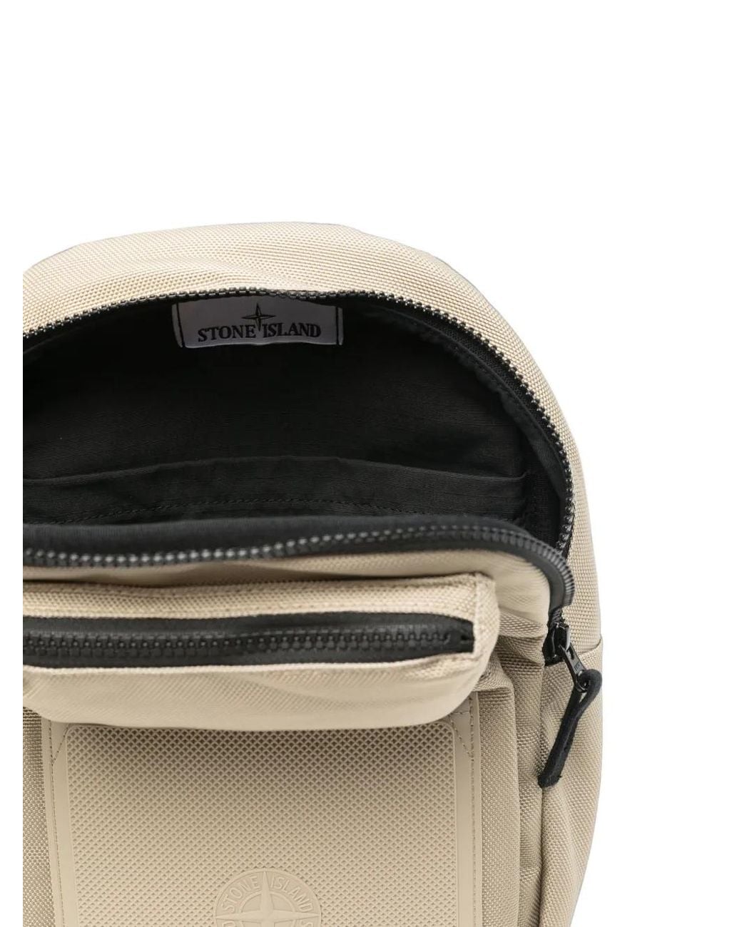 Stone Island Natural Compass-Patch Backpack for men