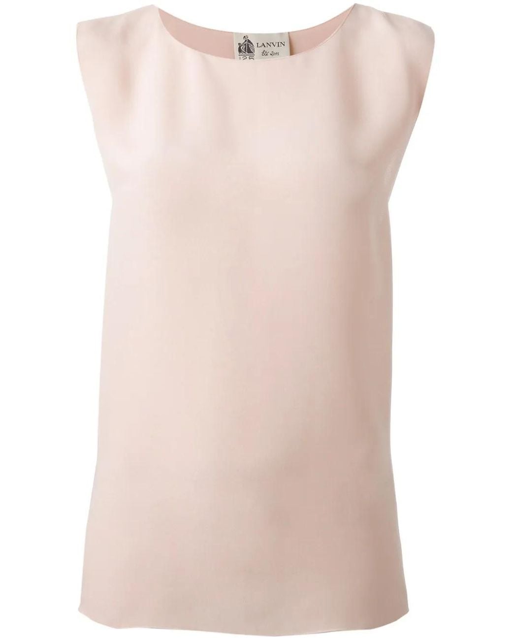 Lanvin Pink Draped Top