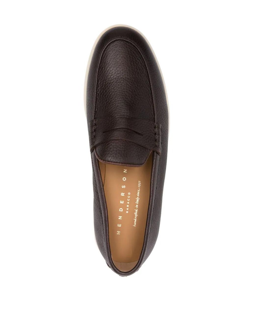 Henderson Gray Slip-On Leather Loafers for men