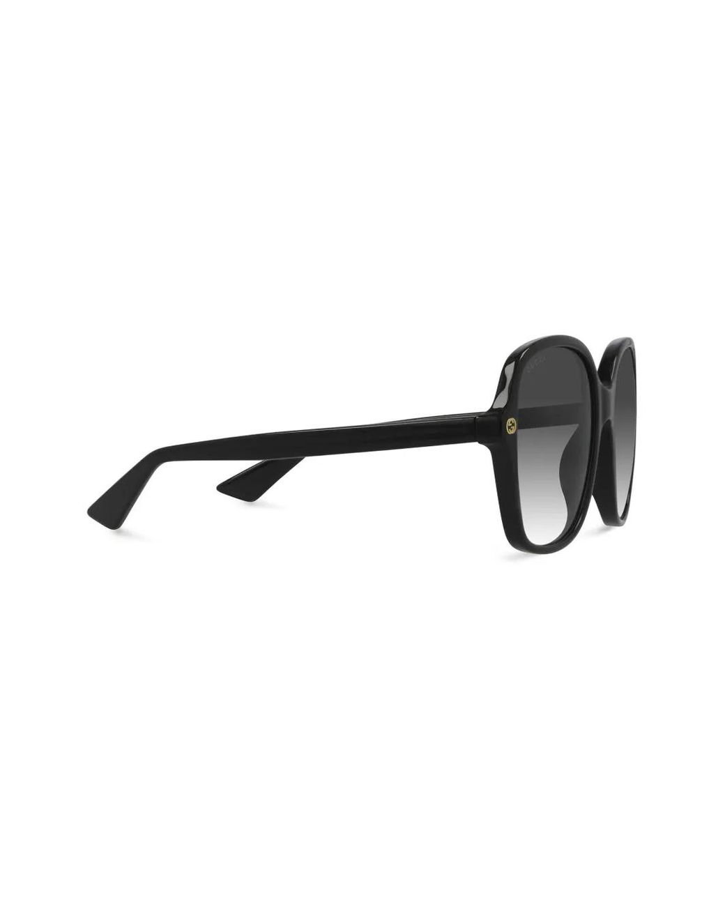 Gucci Black Oversize-Frame Sunglasses