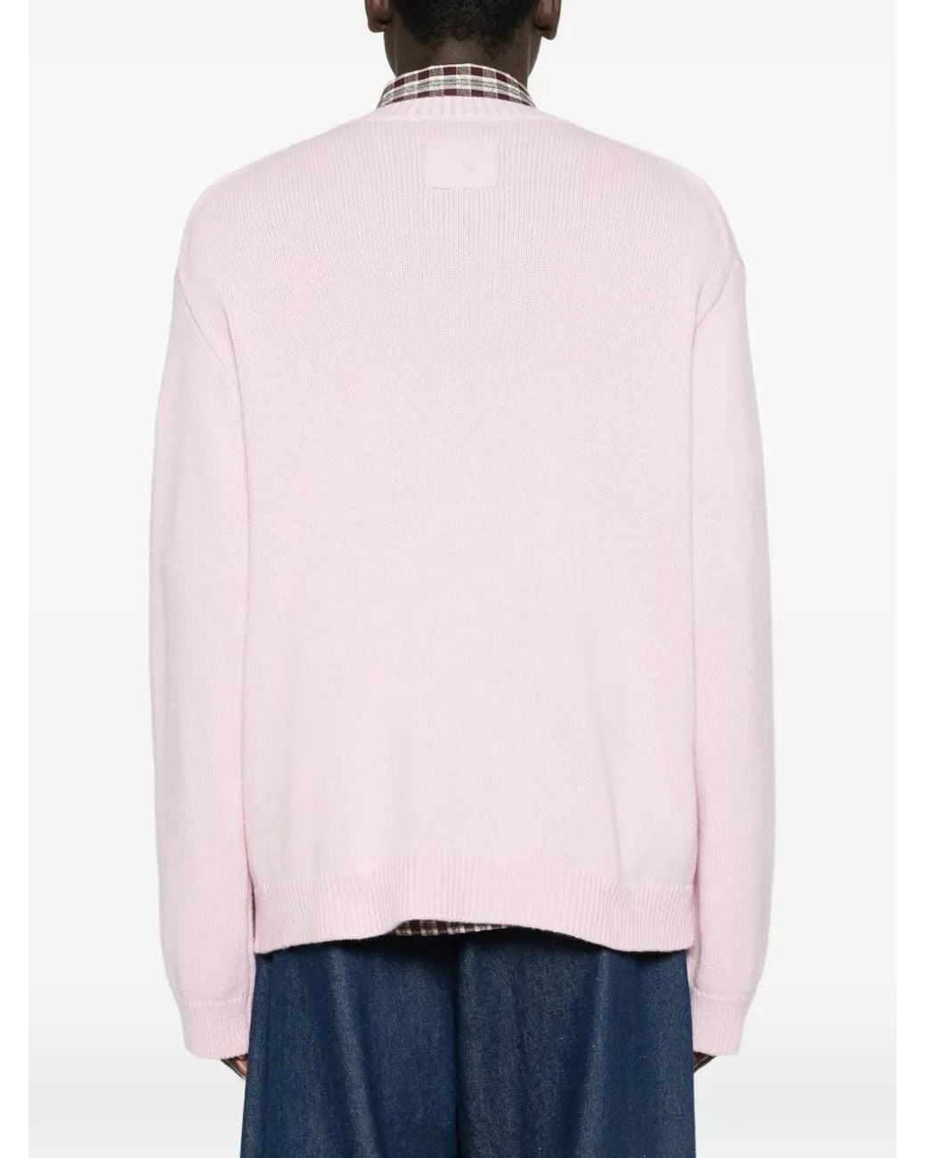 Nanushka Pink Crew-Neck Sweater
