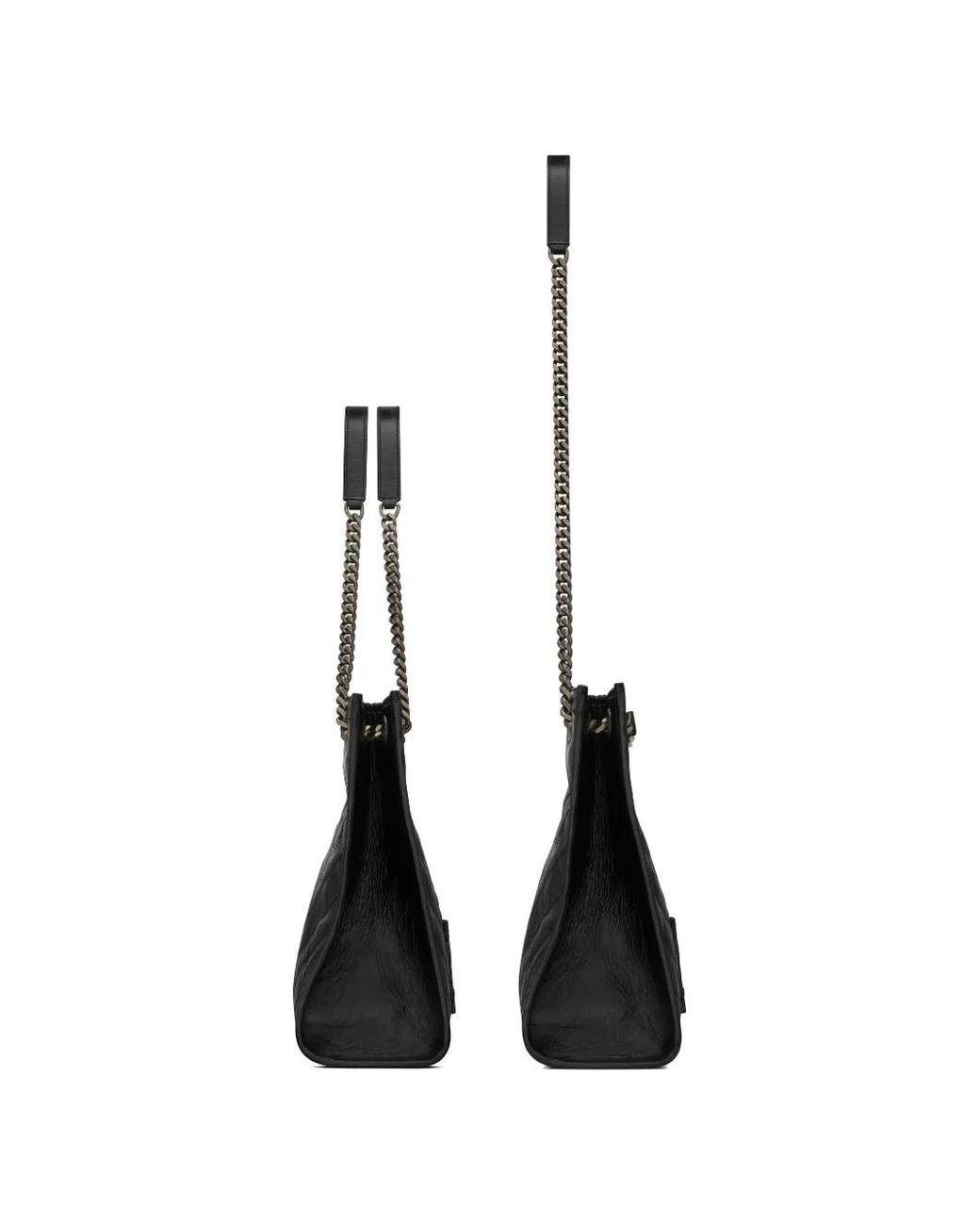 Saint Laurent Black Niki Leather Tote Bag