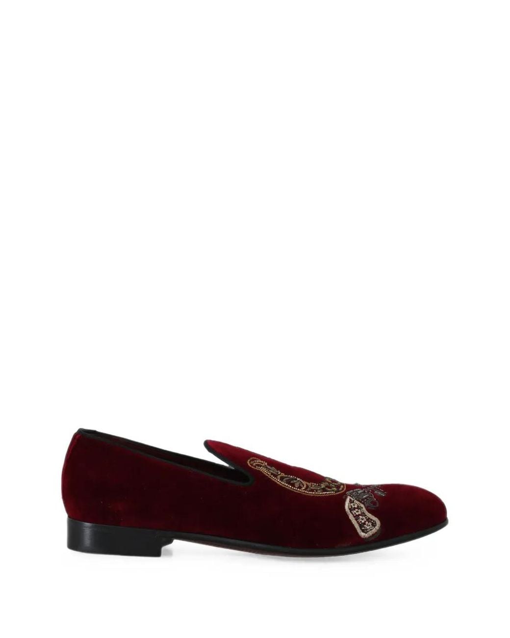 Dolce & Gabbana Embroidered Loafers for men