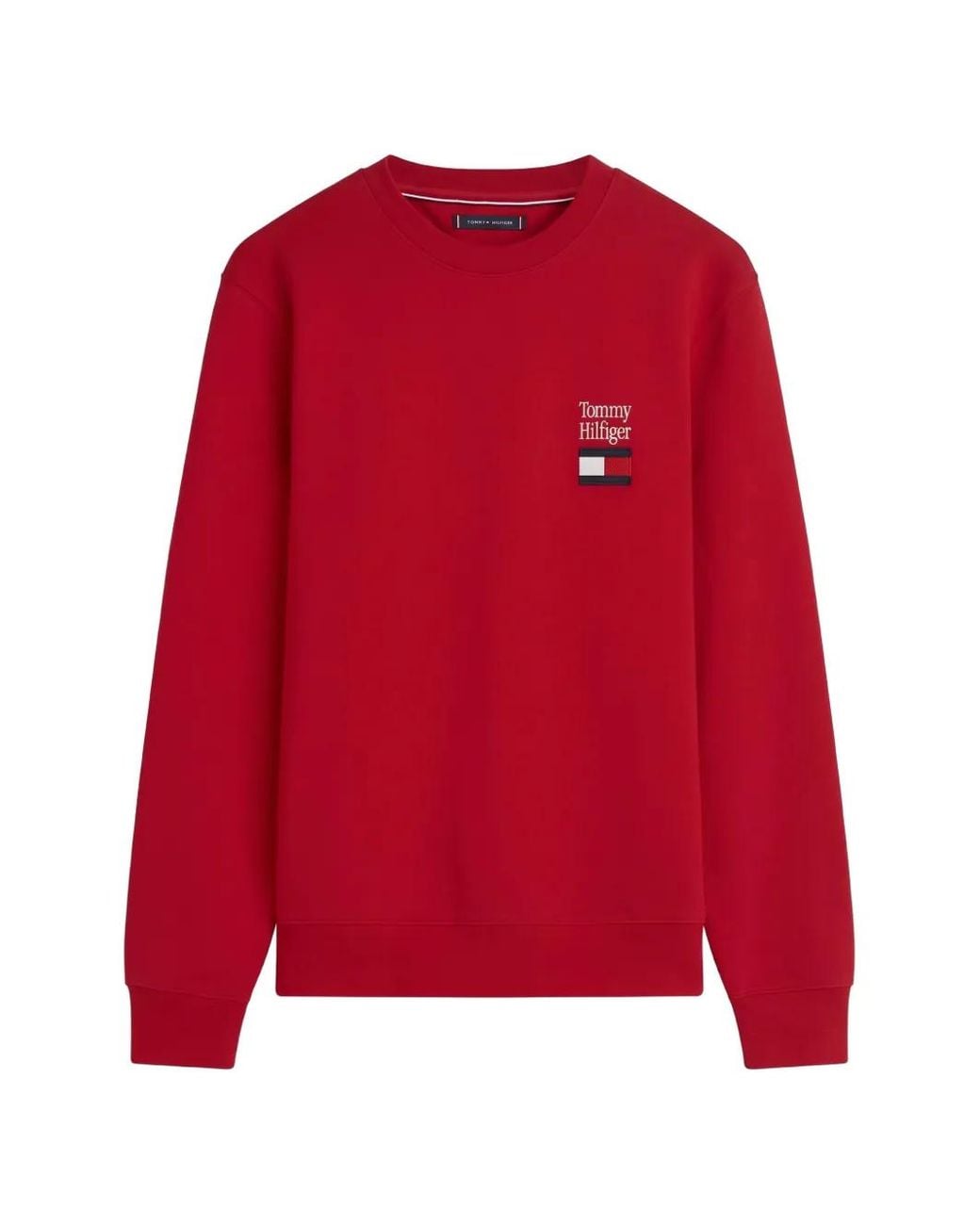 Tommy Hilfiger Logo-Embroidered Flag Sweater for men