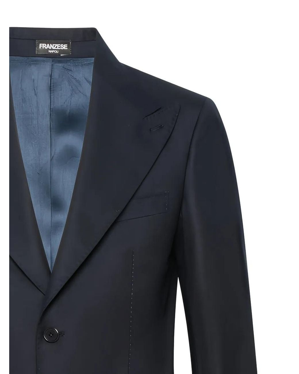 Franzese Collection Blue Rolls-Royce Single-Breasted Suit for men