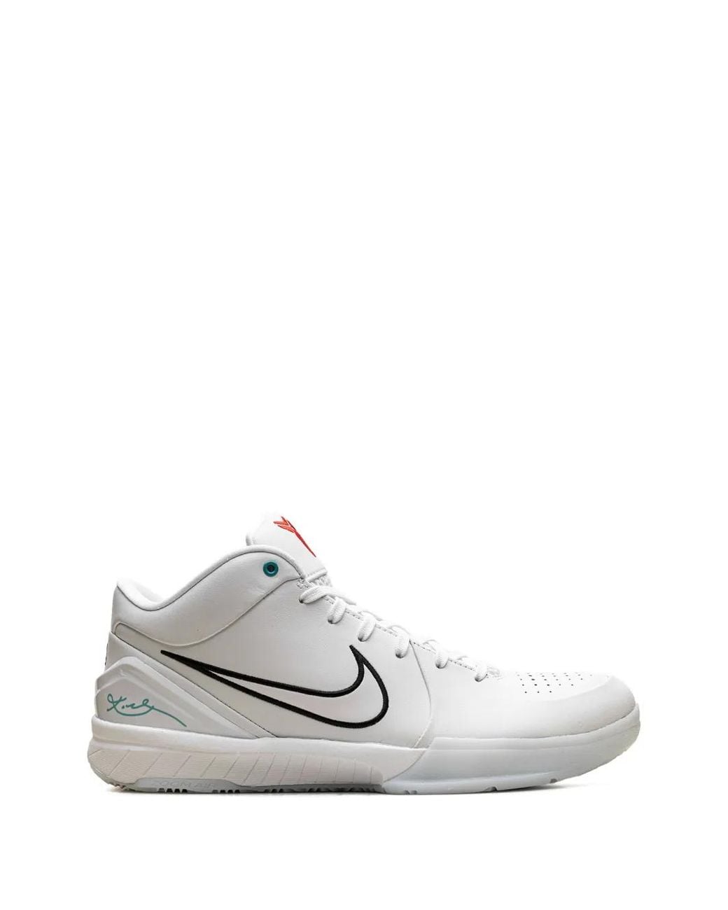 Nike White Zoom Kobe 4 Protro Sneakers for men