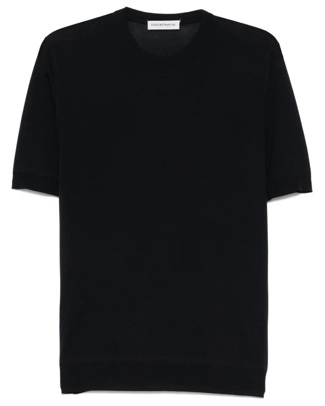 GOES BOTANICAL Black Finezza T-Shirt for men