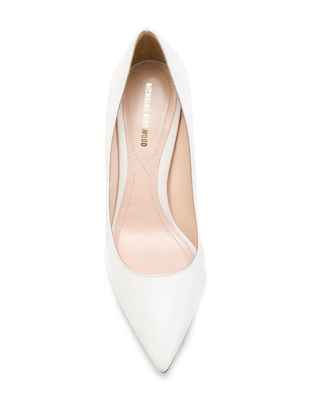 Nicholas Kirkwood 105mm Marl Pearl Pumps In N99 Black