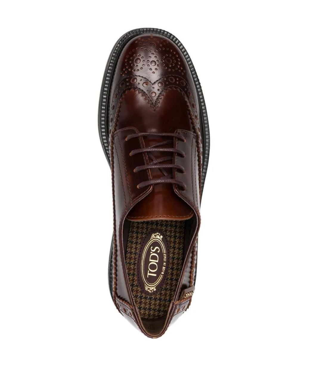 Tod's Brown Lace-Ups Leather Oxford