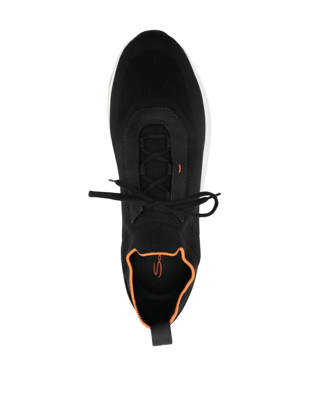 Santoni Black Trainers for men