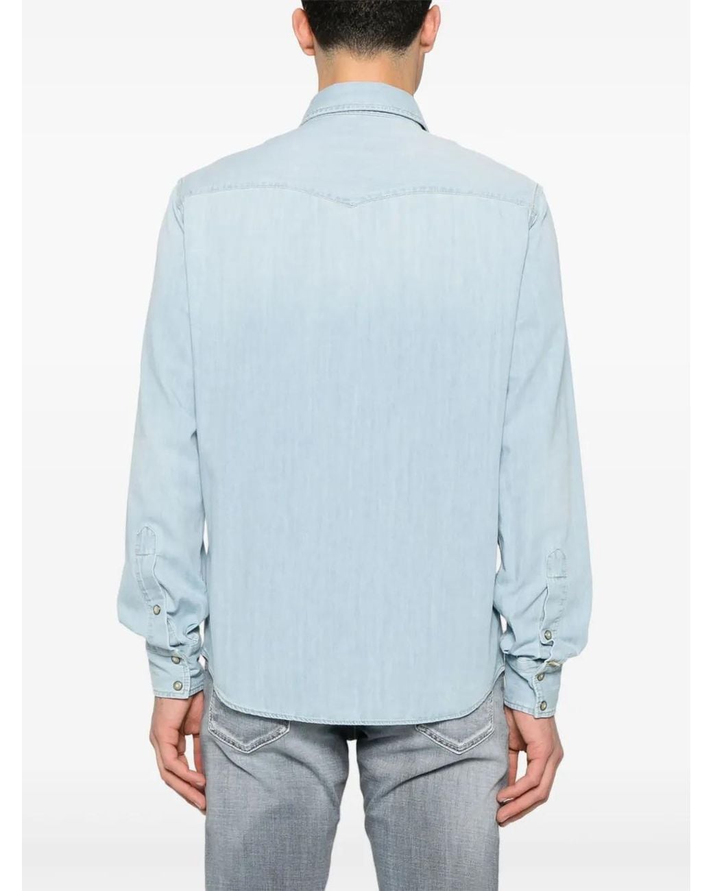 Jacob Cohen Blue Western Shirt for men