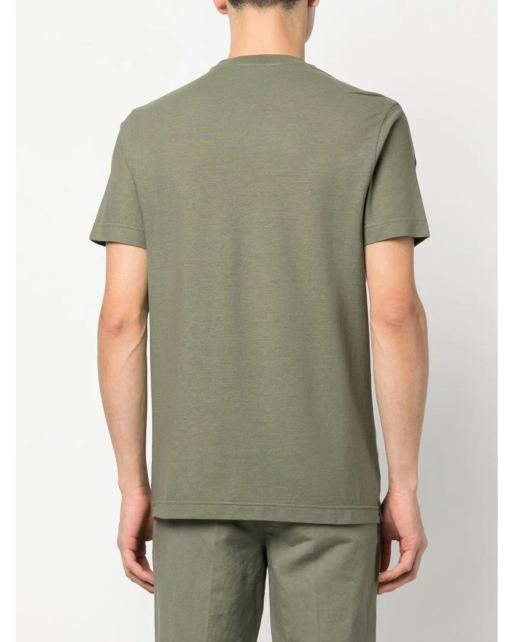 Zanone Green Classic Cotton T-Shirt
