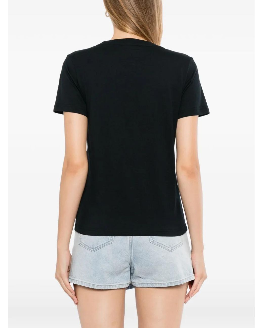 SPORT b. by agnès b. Black Graphic-Print T-Shirt