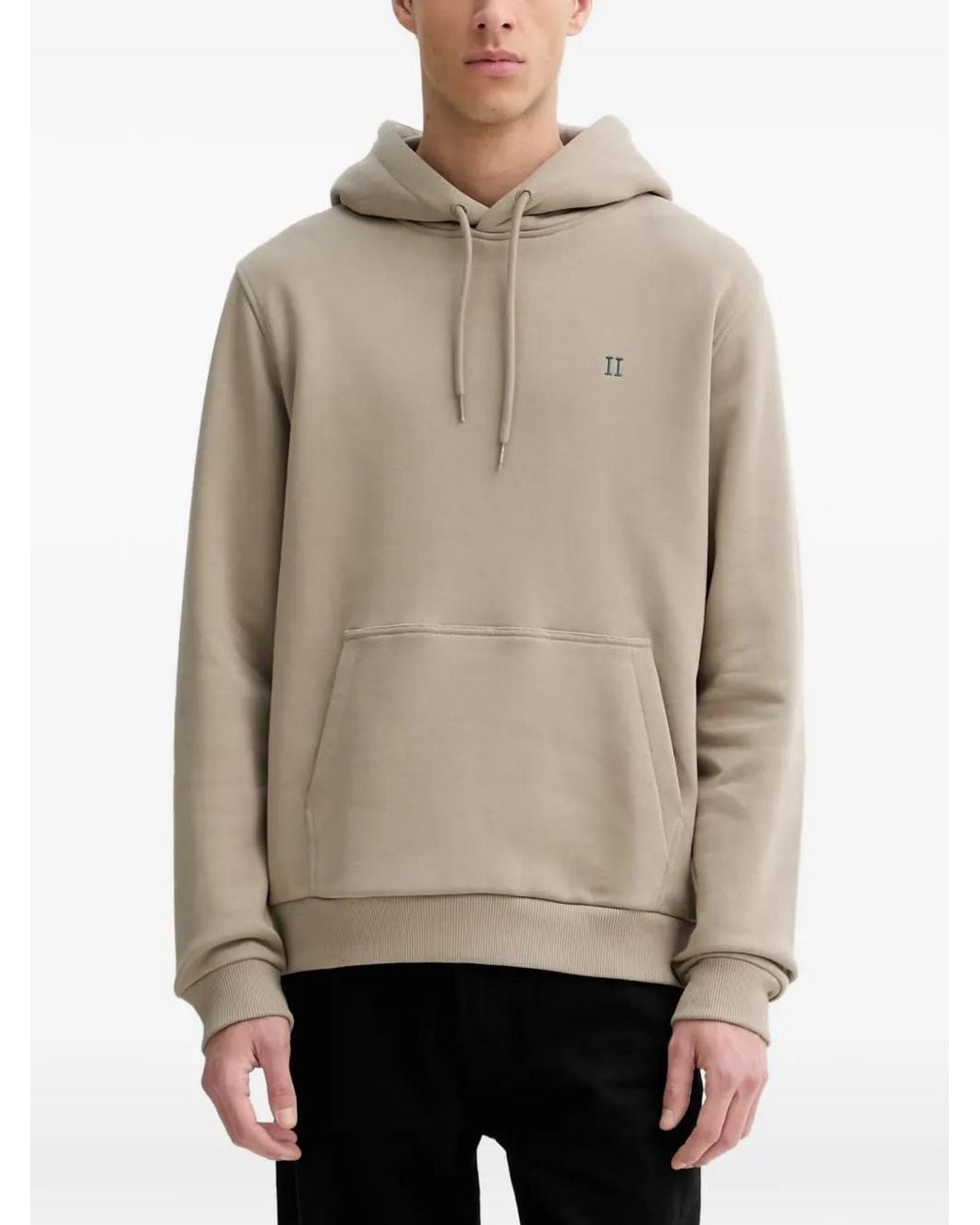 Les Deux Natural Hoodie Norregaard À Logo Brodé for men