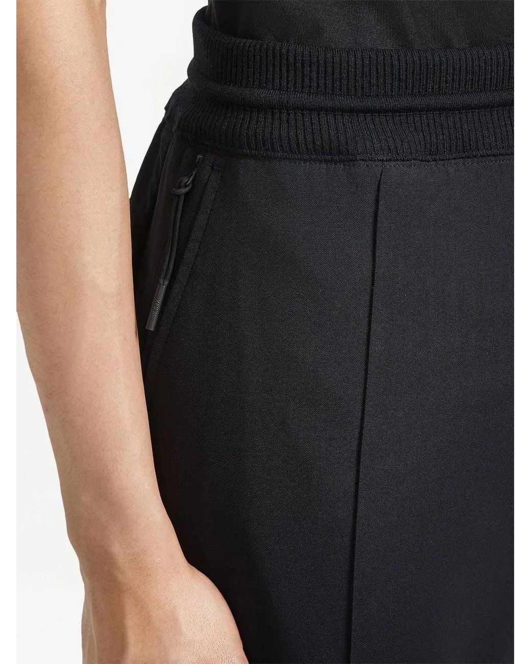 Zegna Blue High Performance Wool Joggers for men