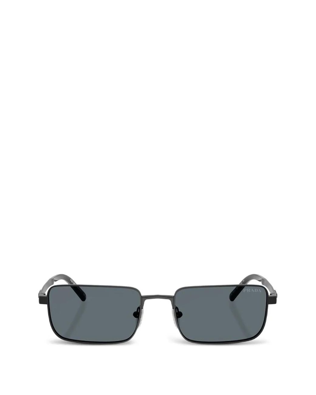 Prada Gray Eckige Sonnenbrille
