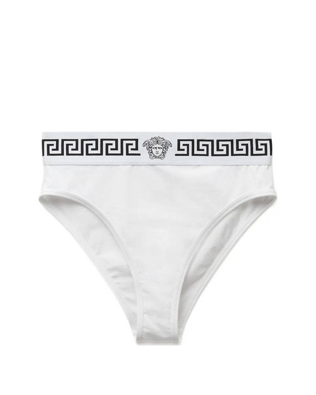 Versace White Cotton-Jersey Briefs