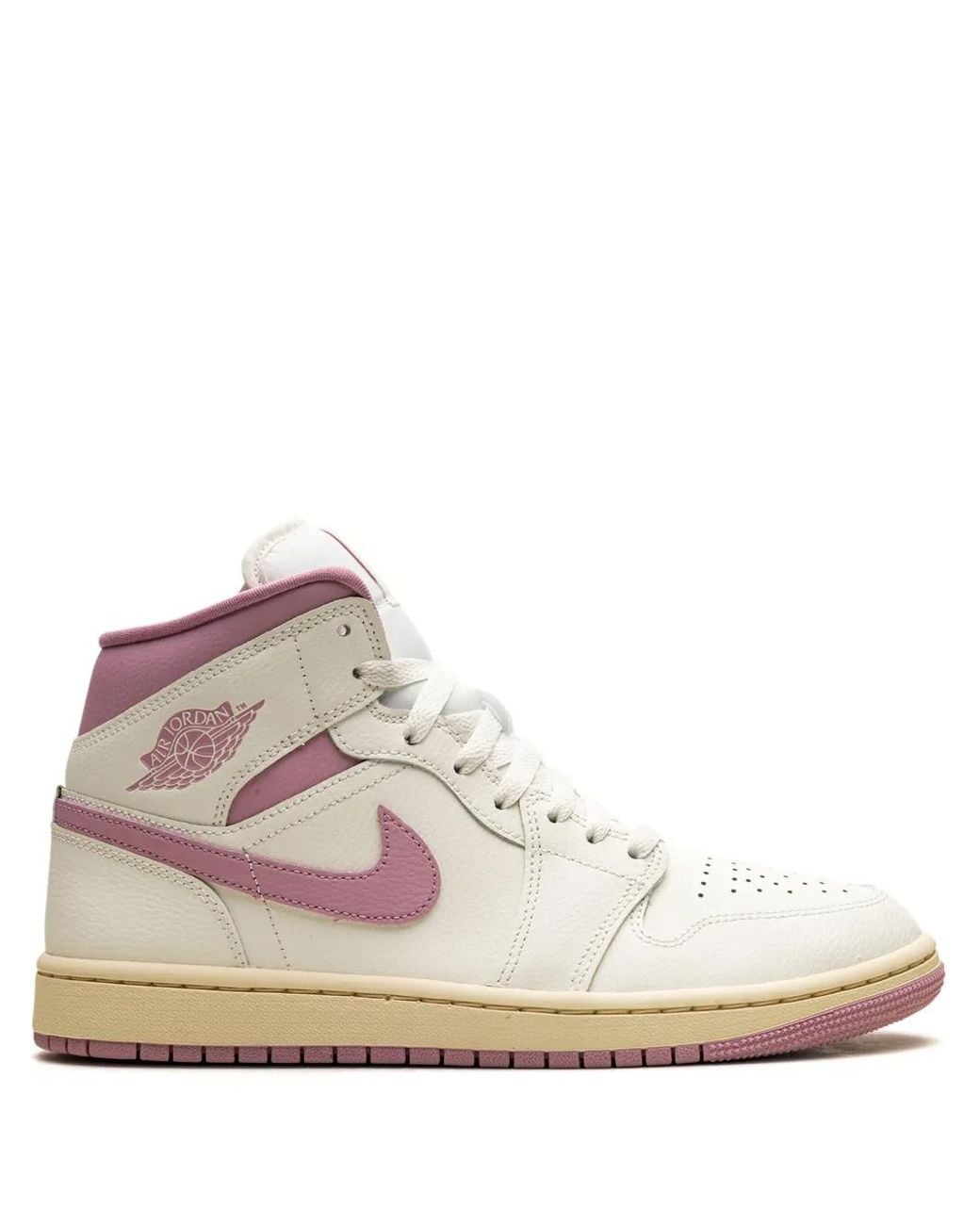 Nike Pink Air 1 Mid Sneakers