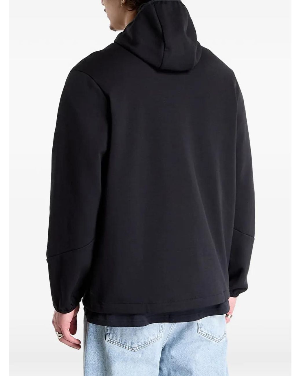 Columbia Blue Spacer Knitted Hoodie for men