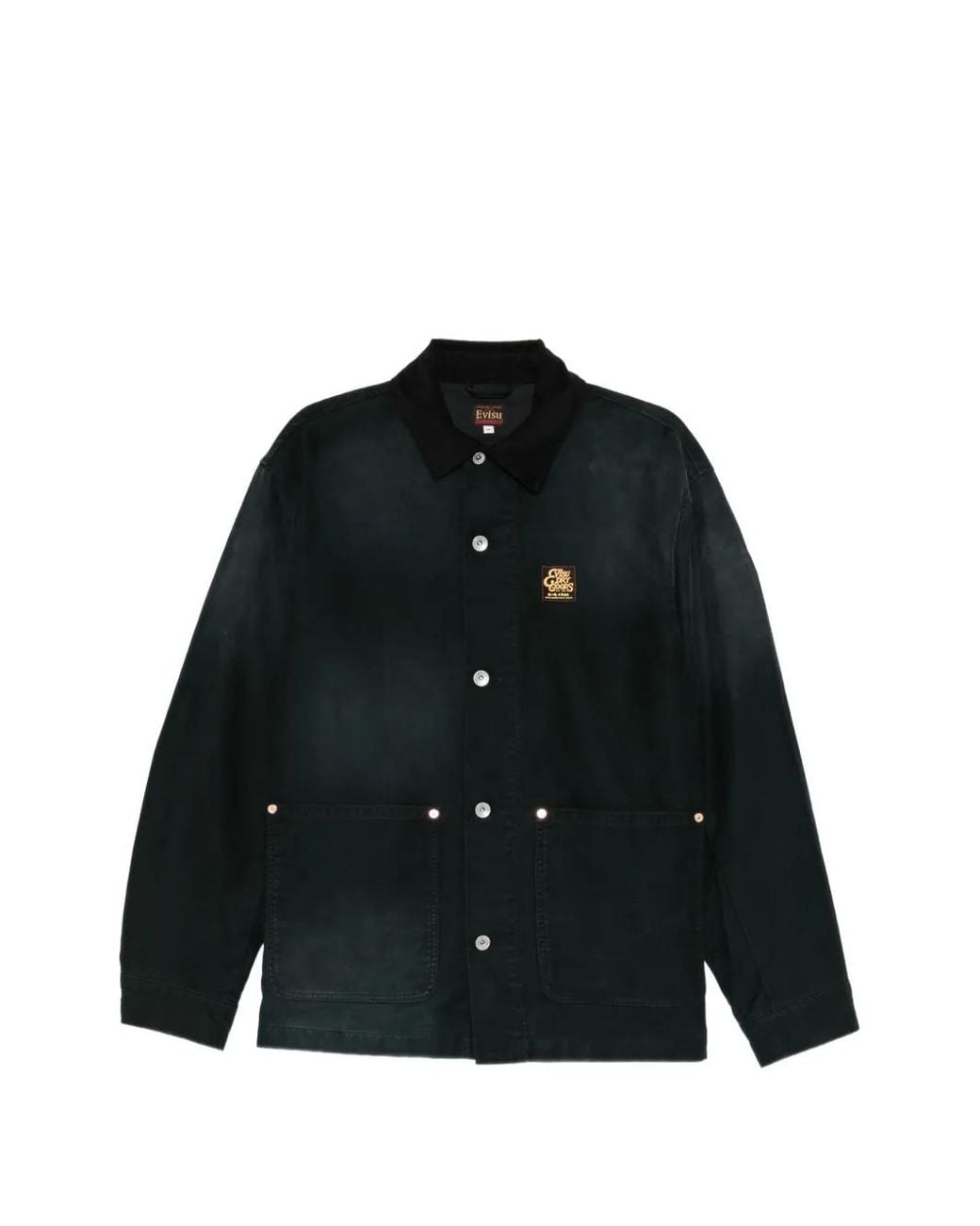 Evisu Black Daicock Print Jacket for men
